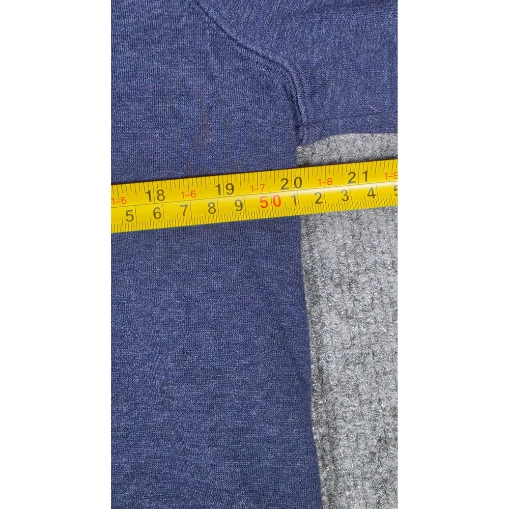 Polo Ralph‎ Lauren Mens Shawl Collar Sweatshirt Navy Blue Button Pullover Medium